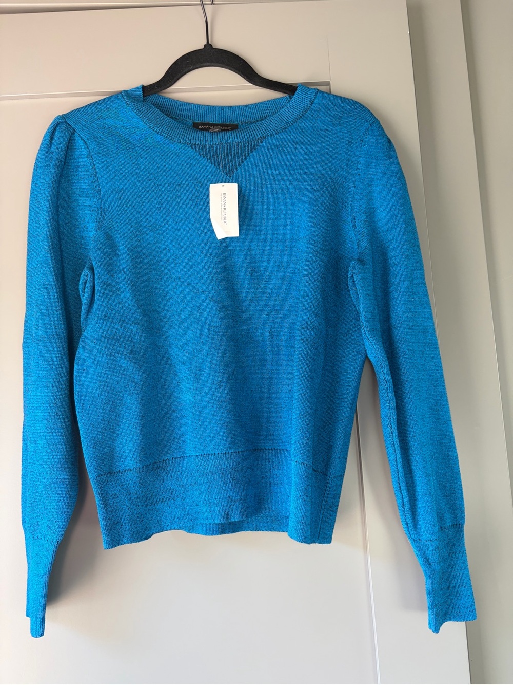 Banana Republic Bright Turquoise Crewneck Sweater